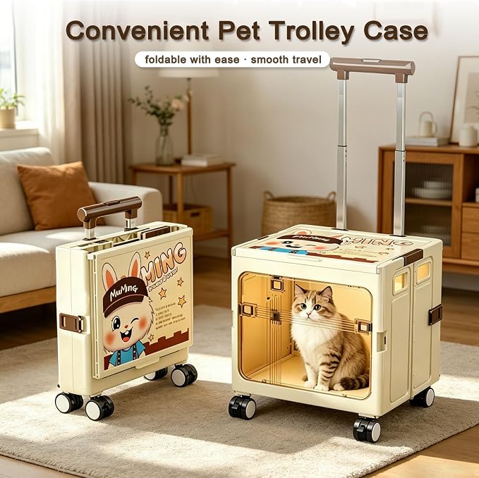 Foldable Sliding crates, Large-Capacity suitcases, Airplane Wheel Handbags - Image 3