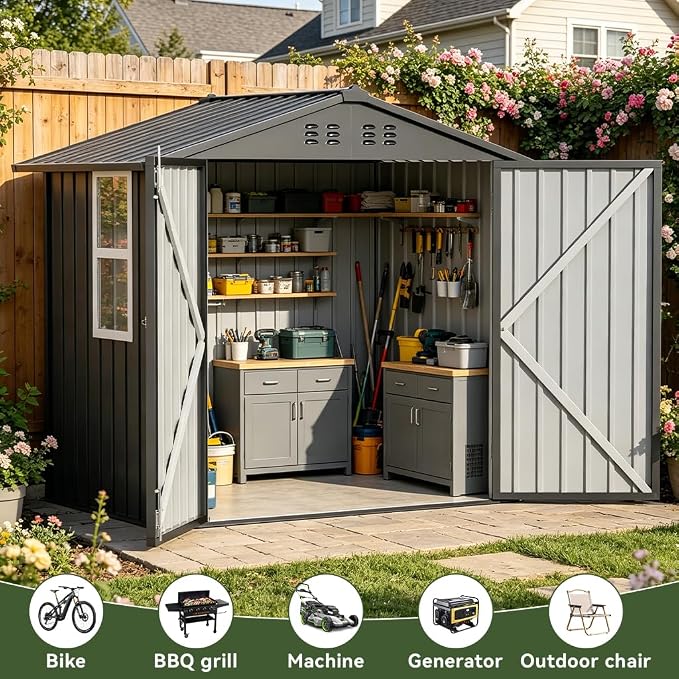 COMHOMA Outdoor Storage Shed - Image 5