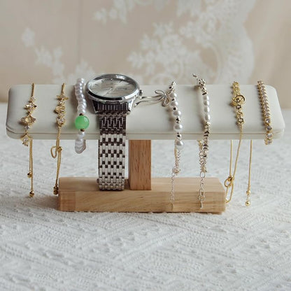 Wooden Watches Display Stands Base Watch Necklace Bracelet Organizer Rack - Image 5