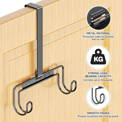 Ironing Board Holder Wall Mount/Over The Door Ironing Board Hanger, Laundry - Image 8