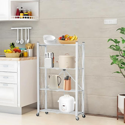 4 Tier Foldable Storage Shelf - Image 8