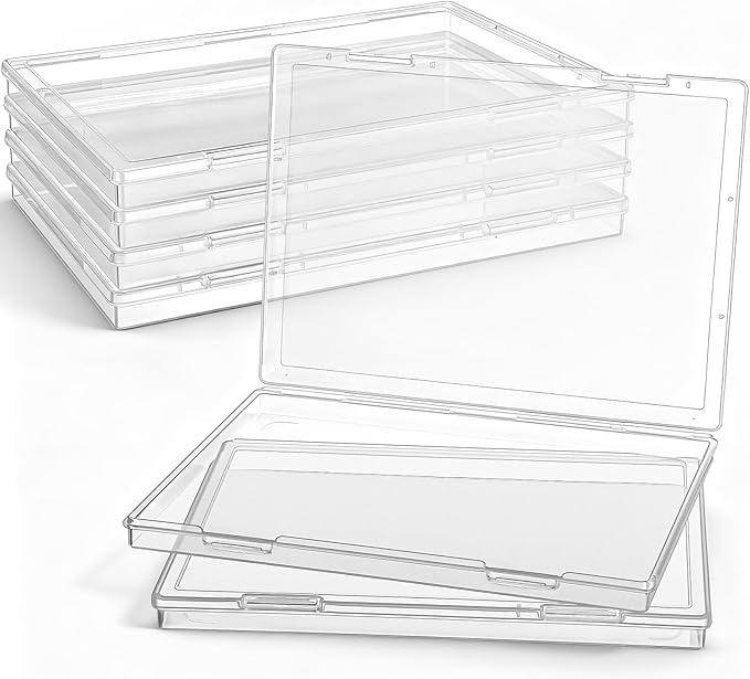 Jetec 6 Pieces Mini Plastic Clear Beads Storage Containers Box by Jetec