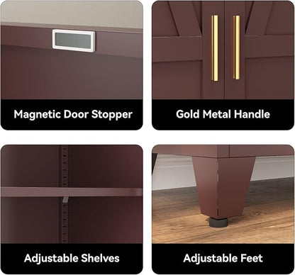 COFaR 61" Metal Storage Cabinet - Image 3