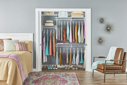 ClosetMaid ShelfTrack Wire Closet Organizer System, Adjustable from 4 to 6 Ft. - Image 7