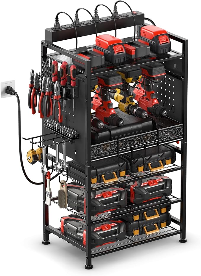 JUNNUJ Power Tool Organizer Floor Stand by JUNNUJHome