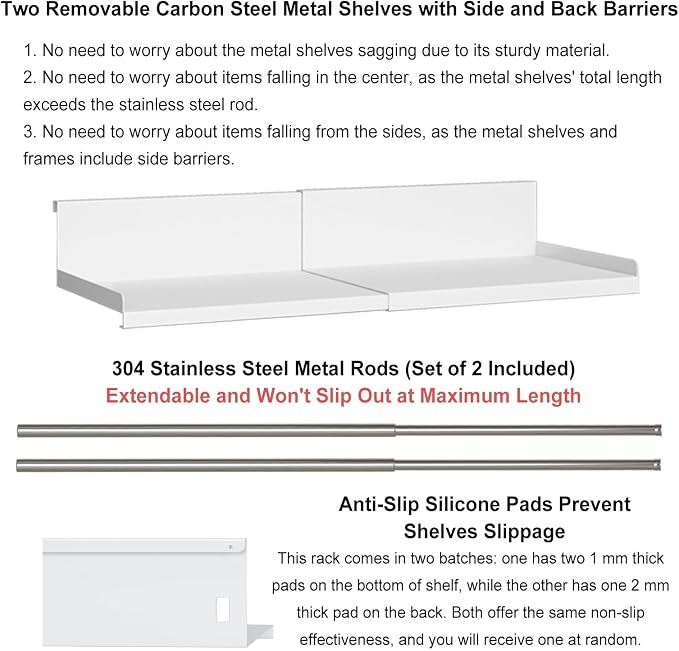 Expandable Under Cabinet Shelf Organizer - Image 4