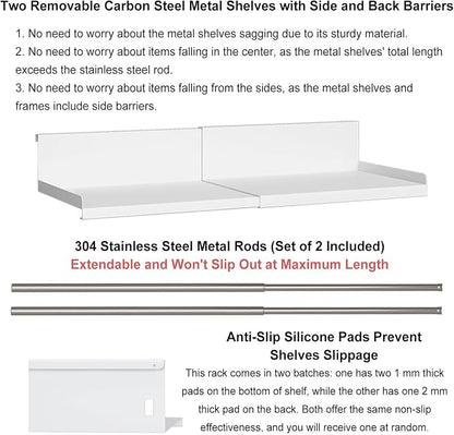 Expandable Under Cabinet Shelf Organizer - Image 4