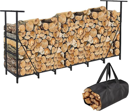 Vailge Firewood Rack Outdoor 8FT by VAILGE