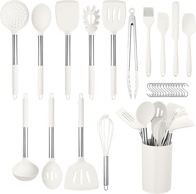 HaWare 29 PCS Silicone Cooking Utensils Set, Heat Resistant Kitchen Utensils Set by HaWare