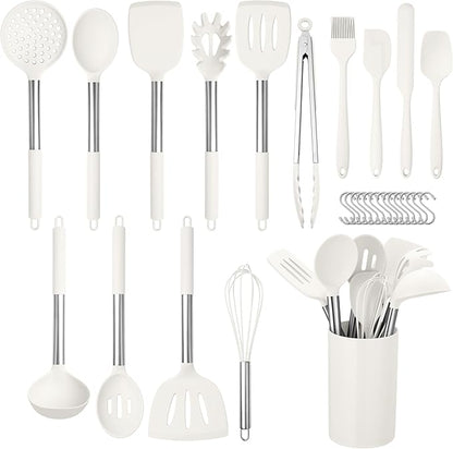 HaWare 29 PCS Silicone Cooking Utensils Set, Heat Resistant Kitchen Utensils Set by HaWare