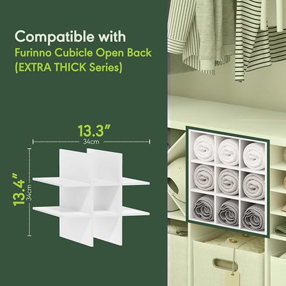 Furinno Cubicle Cube Insert, 9-Compartment Cube Organizer, Fits into Furinno - Image 4