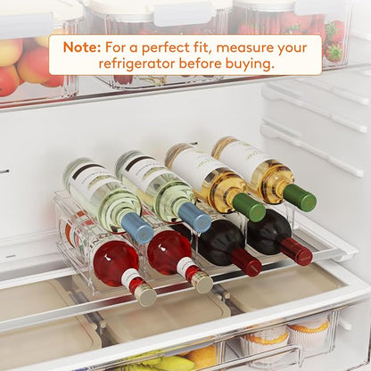 Lifewit Wine Rack for Fridge, Stackable Wine Bottle Holder - Image 7