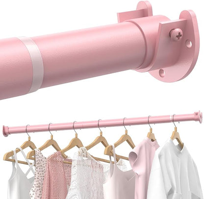 Closet Rods for Hanging Clothes, 17 to 99 Inches Stepless Adjustable Metal by Supforce
