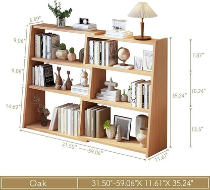 IOTXY Wooden Extendable Shelf Bookcase - Image 2