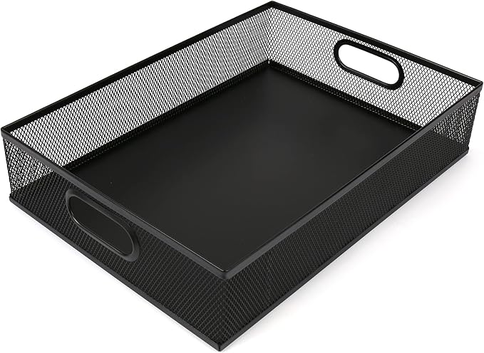 Desk Drawer Organizer, A4 Large Metal Mesh Desk Organizer Tray, Versatile by EsOfficce