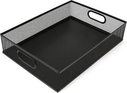 Desk Drawer Organizer, A4 Large Metal Mesh Desk Organizer Tray, Versatile by EsOfficce