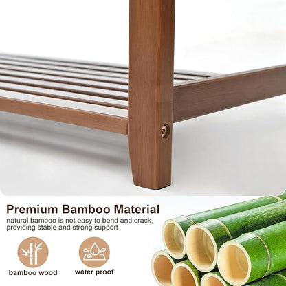 PETKABOO Shoe Rack Bench with Cushion, Shoe Rack - Image 9