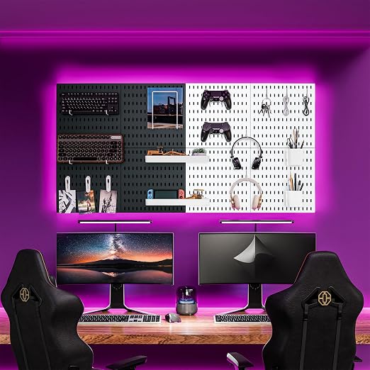 Pegboard Combination Kit for Wall Organizer, Wall Mounted Peg Board Kits for - Image 6
