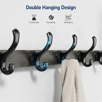 Tatub 29" Rustic Coat Rack Wall Mount - Image 8
