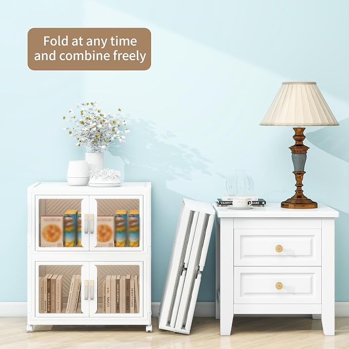 Large Clear Stackable Storage Bins - Image 6