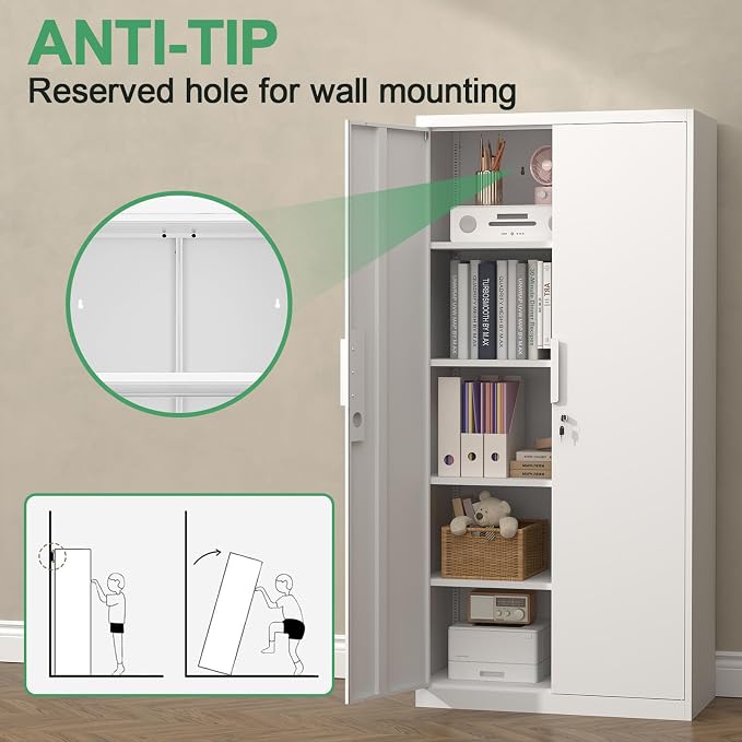 Lockable Storage Cabinets, Large Storage Cabinet - Image 5