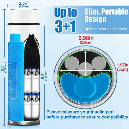 TSA Approved Insulin Travel Cooler – Compact Medication Travel Case - Image 2