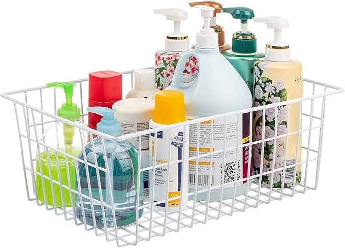 15.2" Metal Wire Baskets for Organizing 6 Pack, Household Pantry Storage - Image 5