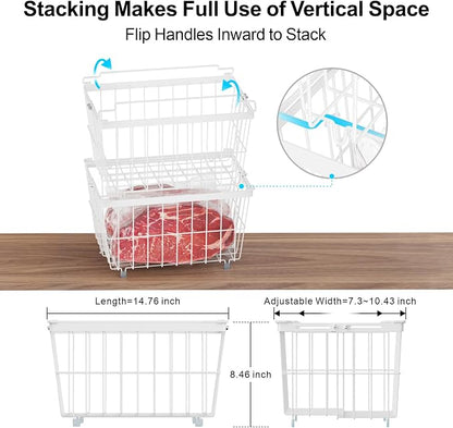iSPECLE Chest Freezer Organizer Bins - Image 8