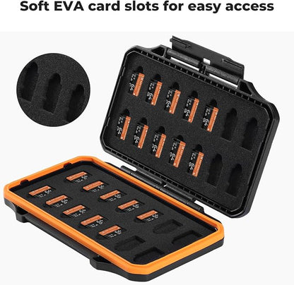 K&F Concept 28 Slot SD Card Case, Water-Resistant Anti-Shock/Dust SD/TF Card - Image 4