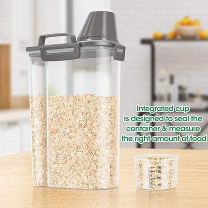 TBMax Rice Container Cereal Storage Container 2 Pack 5 Lbs, Kitchen Pantry Dry - Image 7