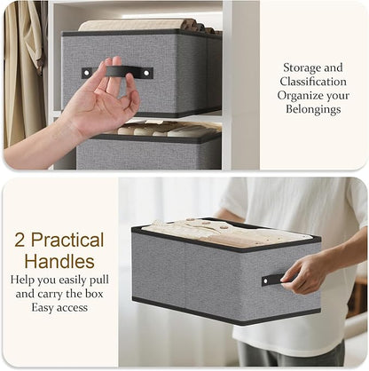 Foldable Storage Boxes, Fabric Storage Baskets - Image 5