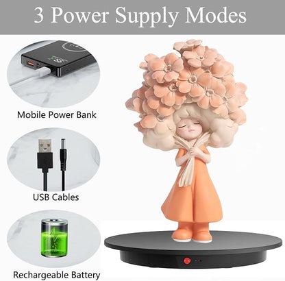 JAYEGT Motorized Rotating Display Stand, 350Lbs Load, 360 Degree Electric - Image 3