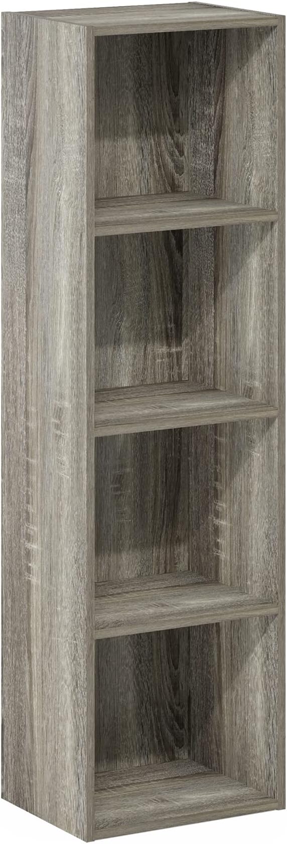 Furinno PASIR Book Shelf, 4-Tier Modern Bookshelf, Open Shelves Bookcase 9 x 12 - Image 6