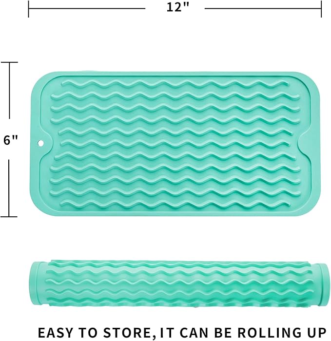Silicone Dish Drying Mat for Multiple Usage, Easy clean, Eco-friendly, - Image 2