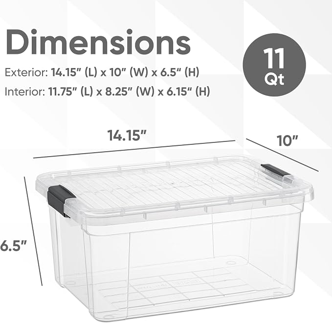 Superio Storage Bins with Lids - Image 2