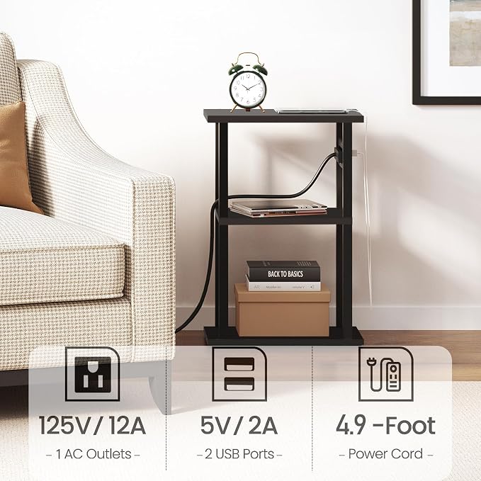 TUTOTAK Small Narrow Side Table - Image 5