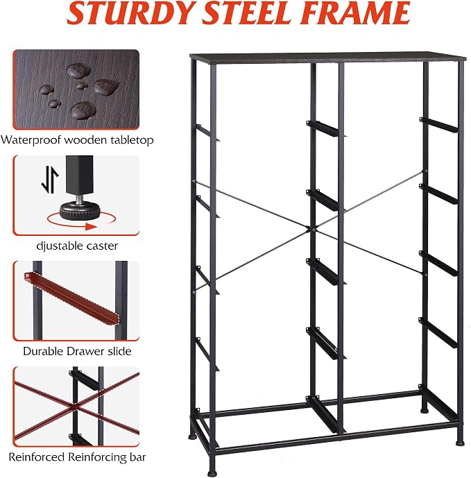 WLIVE Tall Dresser for Bedroom - Image 7