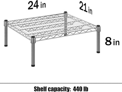 21" Deep x 24" Wide x 8" Height Wire Shelving Kit | 1-Tier | NSF Commercial - Image 3