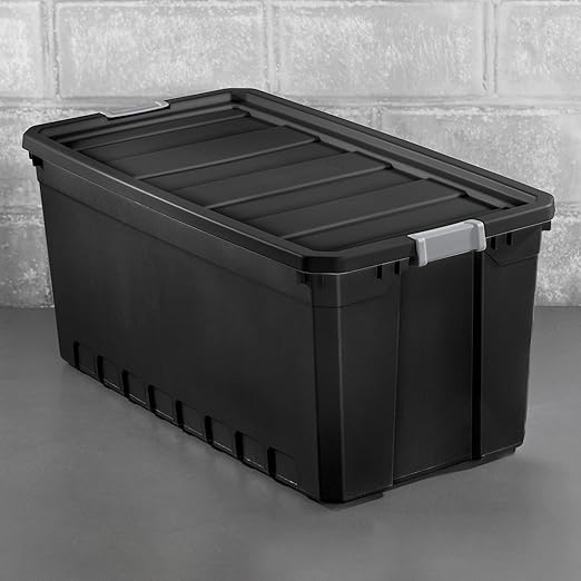 Sterilite 50-Gallon Large Stackable Rugged Industrial Storage Tote Container - Image 5