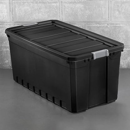 Sterilite 50-Gallon Large Stackable Rugged Industrial Storage Tote Container - Image 5