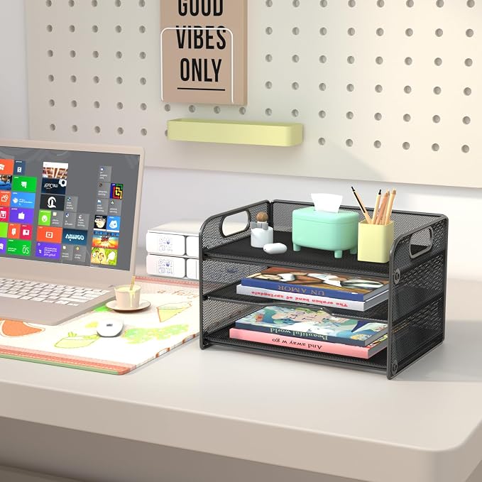 Samstar 3 Tier Letter Tray Paper Organizer - Image 2