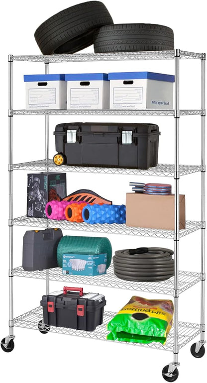 PayLessHere | 6-Tier Wire Shelf by BestOffice