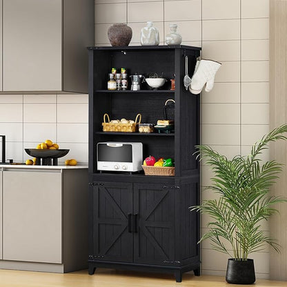 70in Tall Bookshelf 5 Tier Bookcase - Image 5