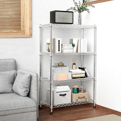 Xcity Storage Shelves, 4 Tier Heavy Duty Metal Shelving Unit, 1600 LBS - Image 2