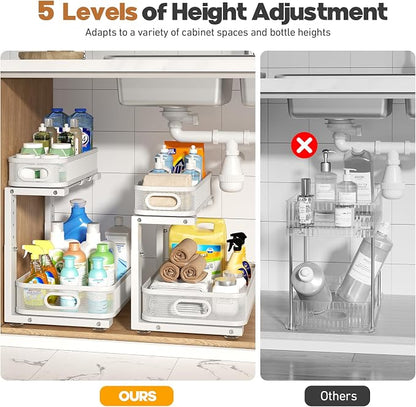 2 Pack Under Sink Organizer - Image 8