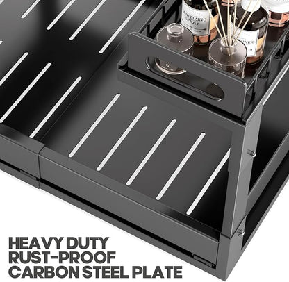 1 Pack-19"-32"W Expandable Under Sink Organizer - Image 6