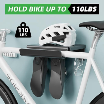 Bike Wall Mount Rack Indoor Bike Storage Garage Bike Rack Wall Mount - Image 2