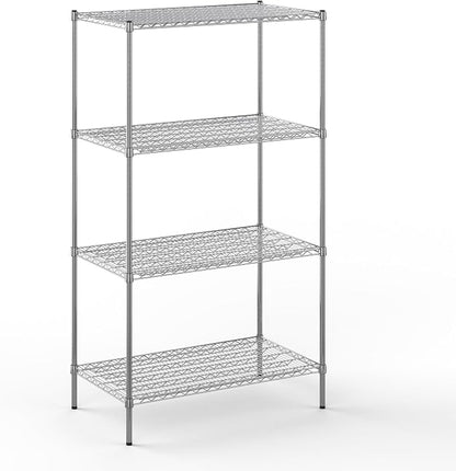 24" Deep x 42" Wide x 74" Height Wire Shelving Kit | 4-Tier | NSF Commercial by Regal+Altair