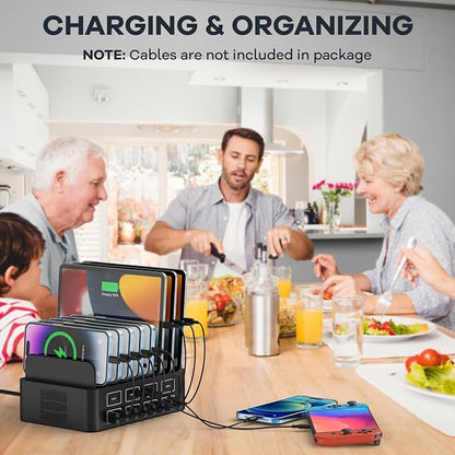 150W/35A Charging Station for Multiple Devices, RUANSZZ 16 Port USB~C Fast - Image 7