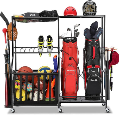 Garage Sports Equipment Organizer by EXTCCT